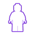 Minifig cookie_easy_outline.stl Minifigure Cookie Cutters