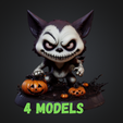 Dodaj-nagłówek.png Loup-garou chibi sur la base d'Halloween