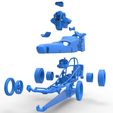 67.jpg Diecast Front engine old school dragster with shell Version 3 Scale 1:25