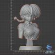 1-34.jpg Ranma ½ - Dual Bust Diorama - 3D Model STL (Presupported)