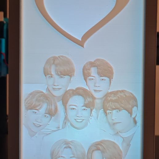 Veilleuse en lithophane personnalisée - France