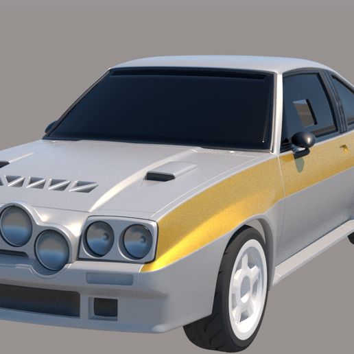 manta様用です¨*•.¸♬︎ 👽 Opel Manta 400 1984 1/10・ STL File for 3D printing・Cults