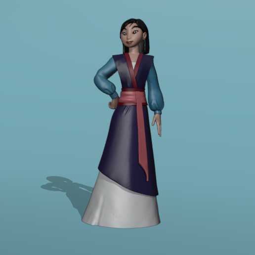 Mulan Vestido Azul MULAN-DISNEY