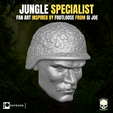 18.png Jungle Specialist head for Action Figures