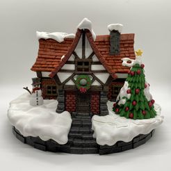 image3.jpg Fichier STL Chalet de Noël・Plan pour imprimante 3D à télécharger