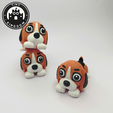 Flexi-Tiny-Beagle,-P8.png Flexi Tiny Beagle, figura fidget articulada, versión llavero incluida, 3mf incluidos