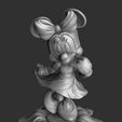 2.jpg Minnie mouse con flor. STL 3d imprimible montar y sólido.