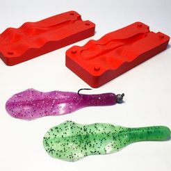 Cuttlefish Reaper-000.jpg STL file The Cuttlefish Reaper Fishing Lure Mold・3D printer model to download