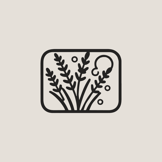 Minimalist Lavender Soap Silhouette Wall Art