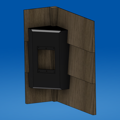 DoorbellMount.png STL file Elite Doorbell Corner Siding Mount・3D print model to download