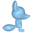 model-1.png Cute baby fox low poly