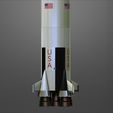 9.jpg Nasa Saturn V Rocket and Launch Pad Apollo 3D model, file STL OBJ for 3D Printer