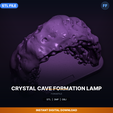00_enhanced_hero.png Crystal Cave Formation Lamp - 3D Printable STL File