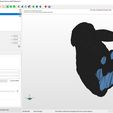 IN Autodesk Netfabb Premium 2018.1 (non-commercial version) (not licensed) - Merged_Figurine_rabbit6 fabbproject File Edit Repair Mesh Edit View System Help *AOBS® GBOGDAGAA GO = & Parts = (© @ (100%) Merged Figurine rabbité Cp Pianes Frame x: « Y¥ « z « [transparent cuts Status Actions Repair Scripis |View |d@nl4 = ®@ 4a Ld >| om >| om >| 9 status Mesh is closed: t 4 Mesh oventes v Statistics Edges: [2089008 | Bordertages: [0 Tangles: [1990272 ]tw Orientation [0 ] shes [F(t [p ] Update | Auto-Update Highighing itoles A7trianaies Edges fom u “s Degenerated Faces Apply Repair Run Repair Script 44/444 42Q- [20:02:32] No valid cense found [20:02:33 ] You do not use enhanced display functions 450x420x400 Select Tiangles for non-commercial use only Press Shift to add/remove triangles to/from the current selection. Rabbit American Fuzzy Fop 3D print model