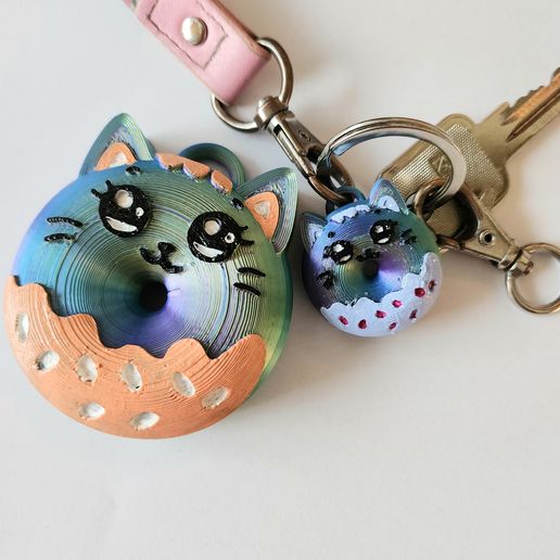 🐱 Cute cat - keycharm - keychain - animals - keyring