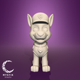 paw-patrol1.png Chase Paw Patrol - Lindo personaje 3D de dibujos animados | STL para impresión 3D