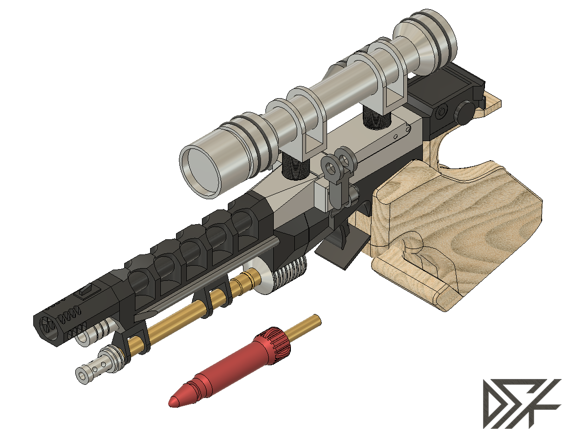 S5.png Archivo STL gratis Pistola Star Wars Naboo S5 Heavy Blaster・Objeto de impresión 3D para descargar, Dsk