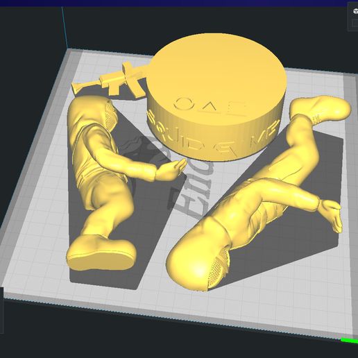 slicer.jpg Pose Squid Game Private Controller - Controller holder PS4 Squid Game