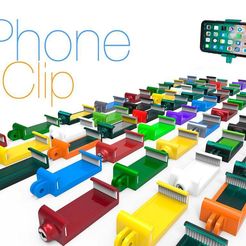 Phone_Clip1.jpg STL-Datei Phone Clip. kostenlos・Design für 3D-Drucker zum herunterladen