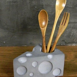 STL file SQUIDWARD´S HOUSE SPOON HOLDER 🏠・3D printing design to  download・Cults