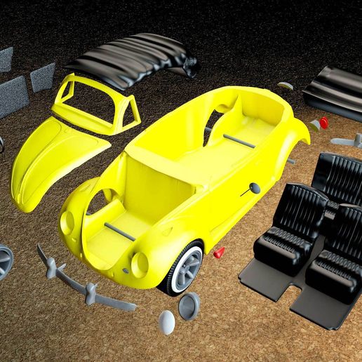 7.jpg Archivo 3D Escarabajo cabriolet・Objeto de impresión 3D para descargar, MaoCasella