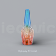 A_2_Renders_0.png Niedwica Vase A_2 | 3D printing vase | 3D model | STL files | Home decor | 3D vases | Modern vases | Abstract design | 3D printing | vase mode | STL