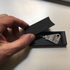 BoiteAClé-AvecUneClé.JPG STL file Magnetic Key Box・Template to download and 3D print