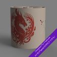 Thumbnail.jpg Dragon Lamp Shade - Designed For Multicolor (Also works with single color)