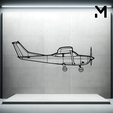 180f.png Wall Silhouette: Airplane Set