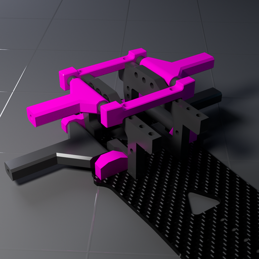 🛞 Sakura D5\Front wheel unit・ STL File for 3D printing・Cults