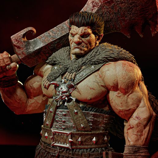 💬 Zodd - Berserk - Fullsize・ 3D File for 3D printing・Cults