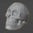 Capturesugarskull.PNG Mexican Sugar Skull 3D model
