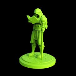3d-printable-Wizard-Apprentice-miniature-view.jpg STL file Wizard Apprentice Miniature・Template to download and 3D print