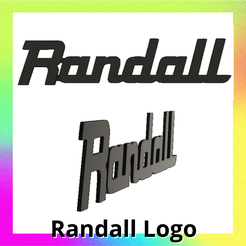 28.png 3D file Randall Logo for Guitar Cases boxes・3D printable model to download