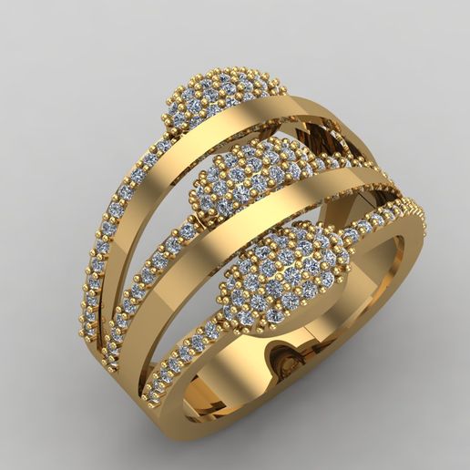 WOMEN RING - 3DM RENDER DETAIL 3D PRINT MODEL - 3D model