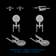 _preview-tos-federation.png Federation class dreadnought and derivatives: Star Trek starship parts kit expansion #15