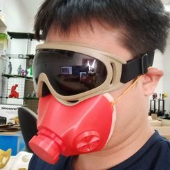 89482267_10157948400008905_4782585215266586624_o.jpg Free STL file Quadro overkill face mask・Model to download and 3D print
