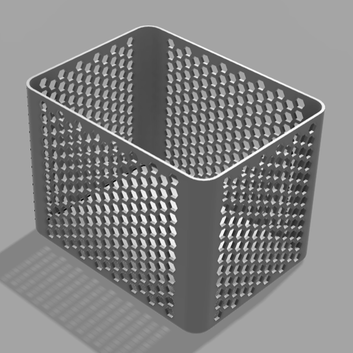 📦 Storage Box family with Honeycomb Walls 200x160x150 mm・Free STL File ...