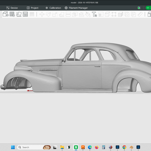 Screenshot-57299.png 1939 Cadillac Series 61 Coupe 1/24 scale car model hollow body shell, scalable as needed, 3d print in resin or fdm, stl file