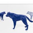 3.jpg Wolf - Wolf - Voxel - LowPoly - Wireframe 3D Model Print