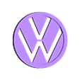 Coaster_inverse.stl VW Coaster set (new logo)