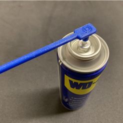 1.jpeg Free STL file Spray Nozzle Extension for WD40 or others・Template to download and 3D print, SnakeP