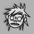 1.png 2d - Gorillaz Logo Picture Wall