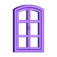 Window  1.stl MINIATURE WINDOW 1:24 SCALE FOR DOLL HOUSE