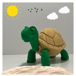 CARTOON-SCHILDKRÖTE MIT GELENK