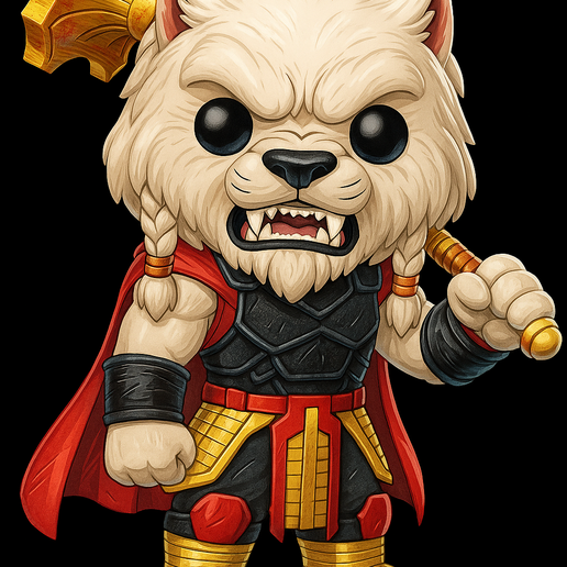 Battle Beast's funko pop 3D model