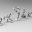Lined-up-3.jpg Free STL file Plagueling Swarms・Design to download and 3D print, EmanG