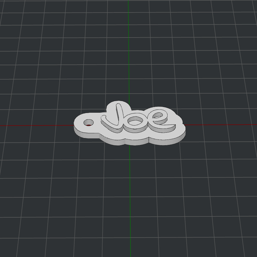 Keychain Joe 3D model