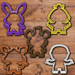 STL file Baby shower cookie cutters - #08 - baby bodysuit (style 3