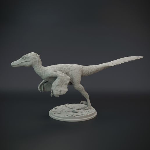 Velo_clay_running_2.jpg Archivo STL Pack Velociraptor・Idea de impresión 3D para descargar, Dino_and_Dog